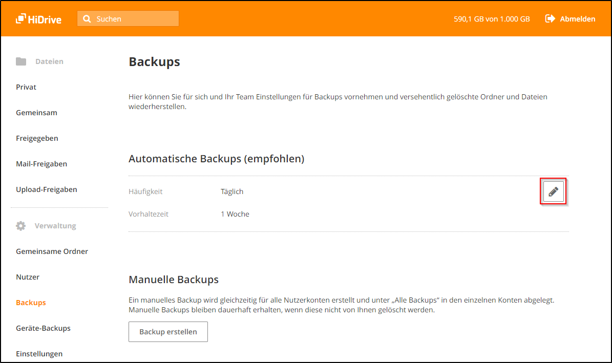 HiDrive Auto-Backup HiDrive Auto-Backup