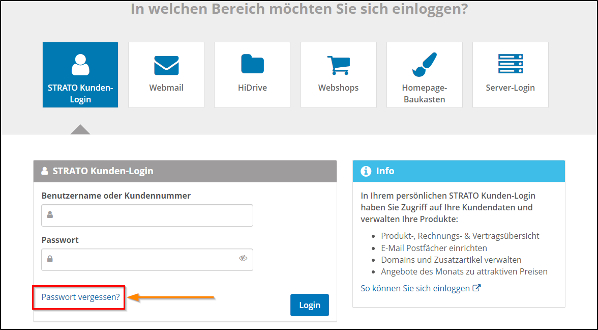 Passwort vergessen 2116_2