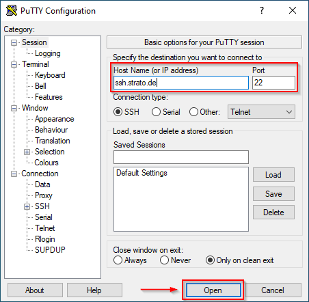 PuTTY SSH PuTTY SSH