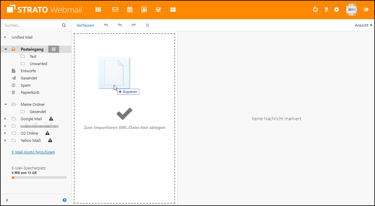 Webmail-Import Webmail-Import
