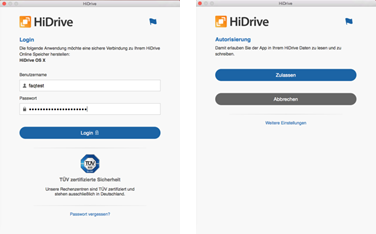 Anmeldung an der HiDrive Software für den MAC-1.png