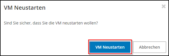 Neustart bestätigen Neustart bestätigen