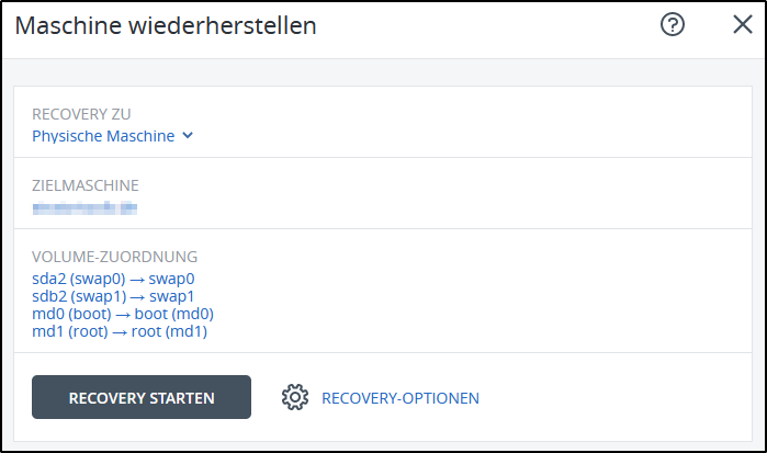 System-Wiederherstellung einstellungen System-Wiederherstellung einstellungen